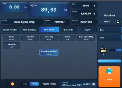 TCL 7500 Tartım ve Etiketleme Sistemi (Lütfen istekleriniz doğrultusunda ekibimizden teklif alınız) - 3