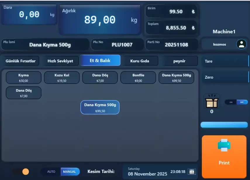 TCL 7500 Tartım ve Etiketleme Sistemi (Lütfen istekleriniz doğrultusunda ekibimizden teklif alınız) - 3